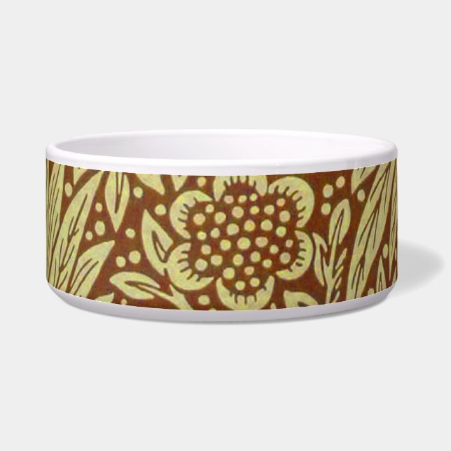 William Morris Marigold Antique Flower Pattern (Left)