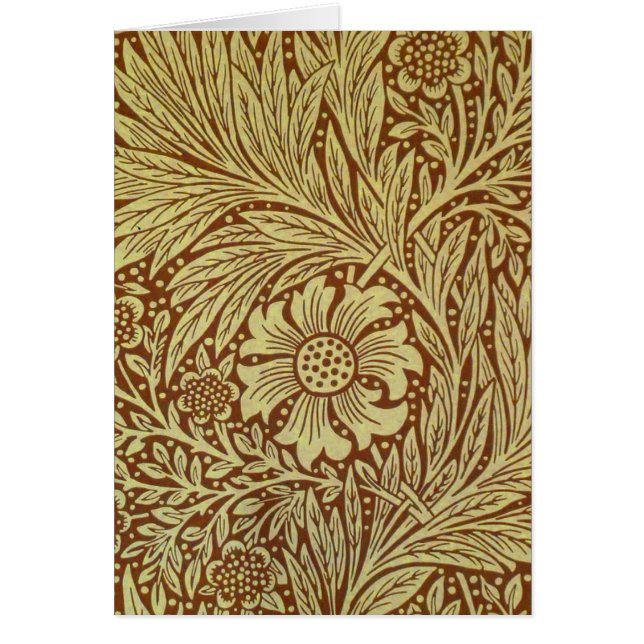 William Morris Marigold Motif de fleurs antiques (Devant)