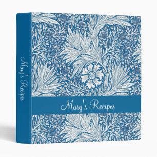 William Morris Marigold Recipe Binder