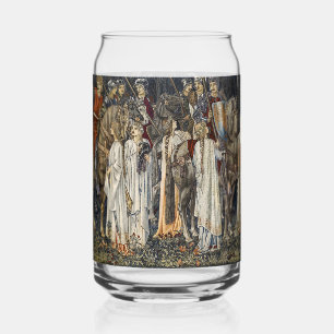 William Morris Medieval Knights Tapestry Design Can Glass