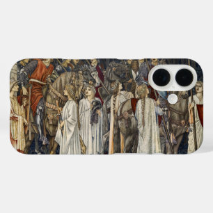 William Morris Medieval Knights Tapestry Design iPhone 16 Case