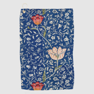 William Morris Medway Blue Floral  Golf Towel