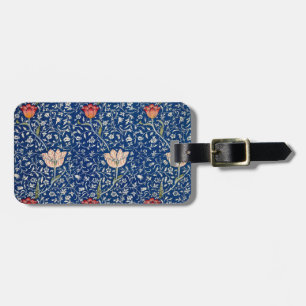 William Morris Medway Blue Floral Luggage Tag