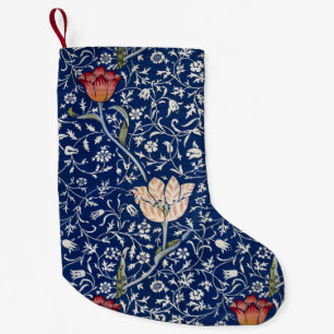 William Morris Medway Blue Floral Small Christmas Stocking