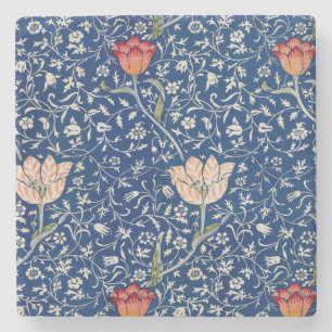William Morris Medway Blue Floral Stone Coaster
