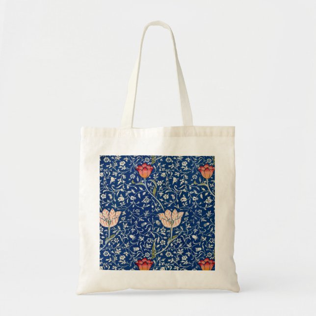 William Morris Medway Blue Floral  Tote Bag (Front)