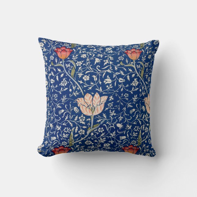 William Morris Medway Design Pillow (Front)
