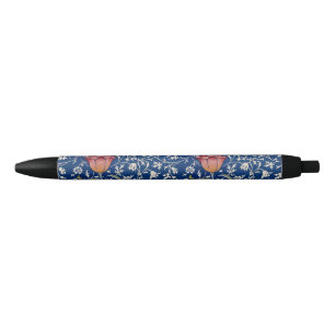 William Morris Medway Pattern Black Ink Pen