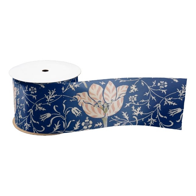 William Morris Medway Pattern Satin Ribbon (Spool)