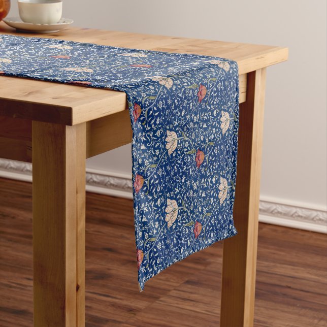 William Morris Medway Pattern Short Table Runner (In Situ)