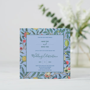 William Morris motif faire-part de mariage