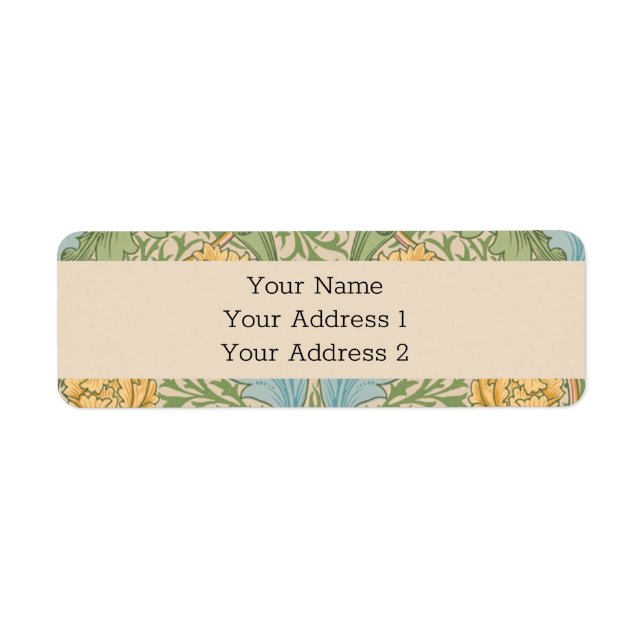 William Morris Myrtle Fleur Floral Botanique (Devant)