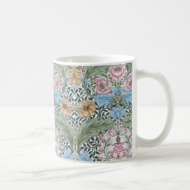 William Morris Myrtle Floral Chintz Pattern Mug (Right)