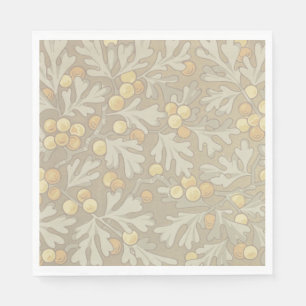 William Morris Oak and Acorn Paper Napkins