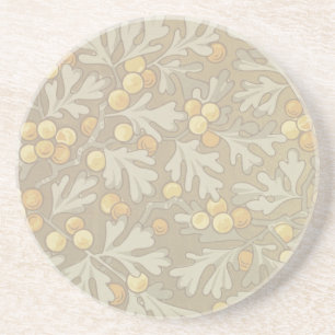 William Morris Oak and Acorn Sandstone Coaster