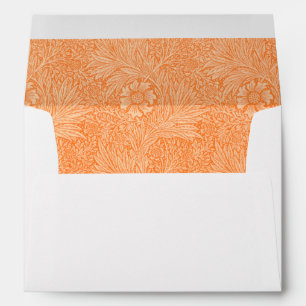William Morris Orange Enveloppes florales