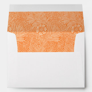 William Morris Orange Enveloppes florales