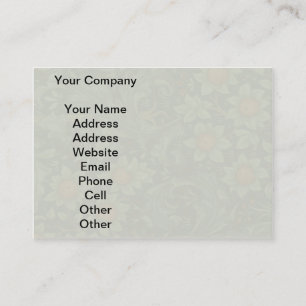 William Morris Orchard Pattern Art Business Card