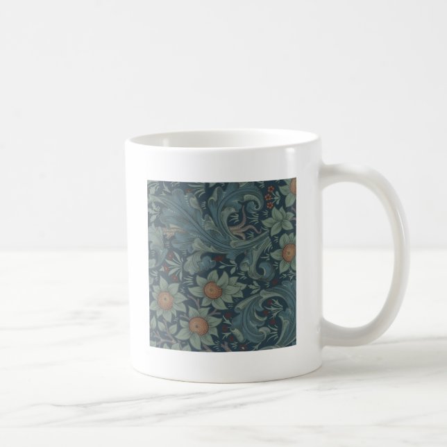 William Morris Orchard Pattern Art Coffee Mug (Right)