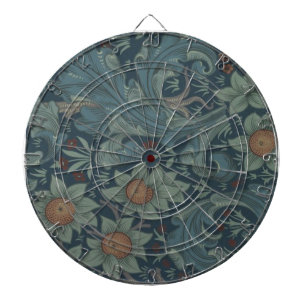 William Morris Orchard Pattern Art Dartboard