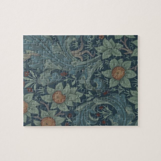 William Morris Orchard Pattern Art Jigsaw Puzzle (Horizontal)