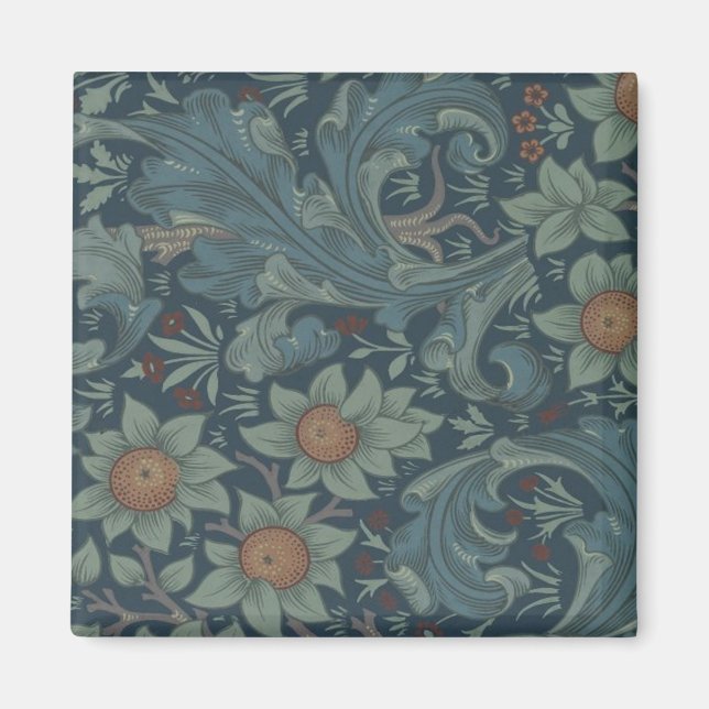 William Morris Orchard Pattern Art Magnet (Front)
