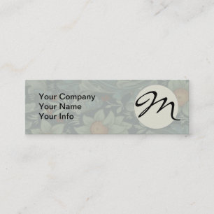 William Morris Orchard Pattern Art Mini Business Card