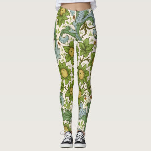 William Morris' Orchard Pattern Art Nouveau Leggings
