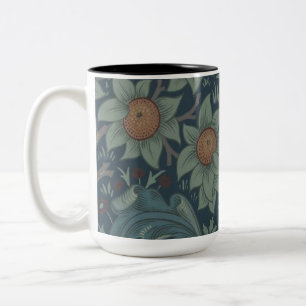 William Morris Orchard Pattern Art Two-Tone Coffee Mug