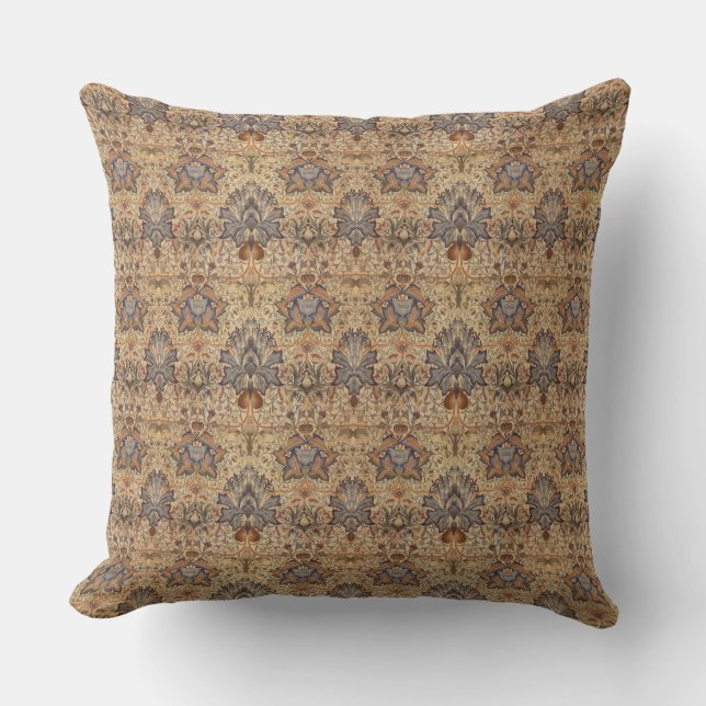 William Morris : Oreiller à lancer d'Artichoke (Recto)