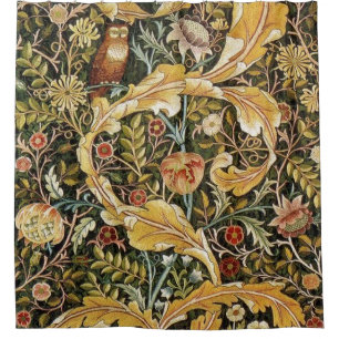 William Morris Owl an Acanthus