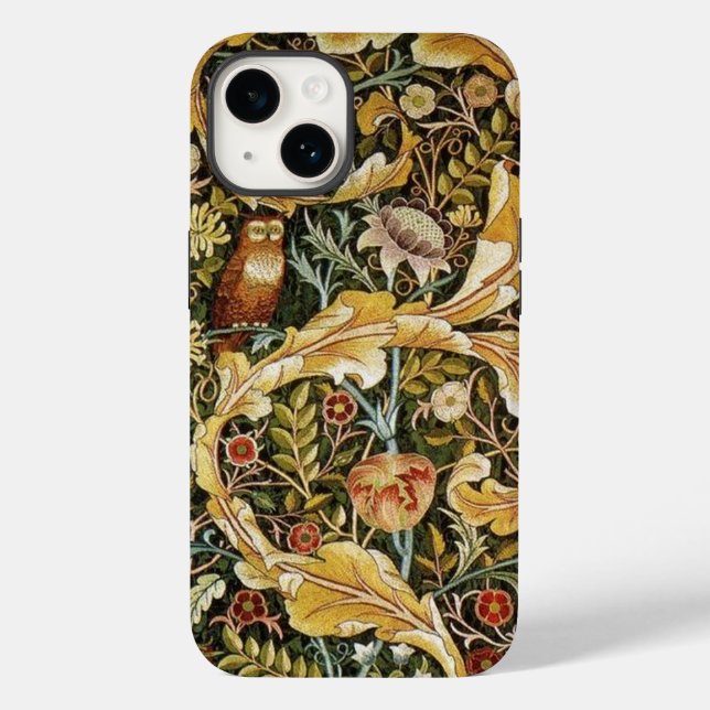William Morris Owl an Acanthus Case-Mate iPhone Case (Back)