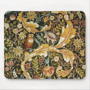 William Morris Owl an Acanthus Mouse Pad
