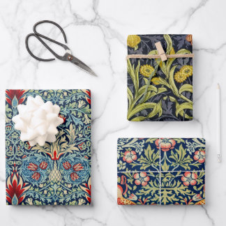 William Morris Pack Wrapping Paper Sheet