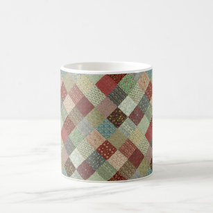 William Morris Patchwork Quilt Coffee Mug