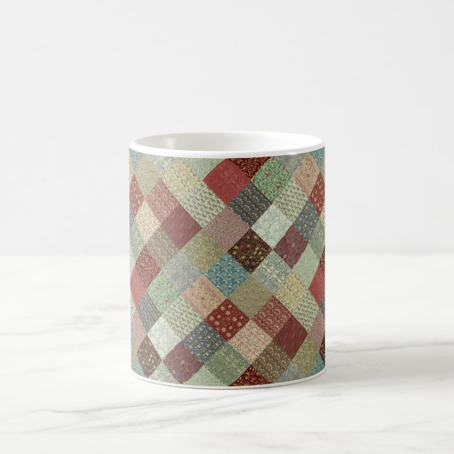 William Morris Patchwork Quilt Coffee Mug (Center)