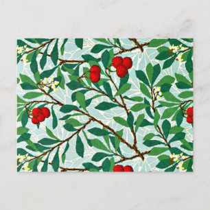William Morris pattern, Arbatus, Postcard