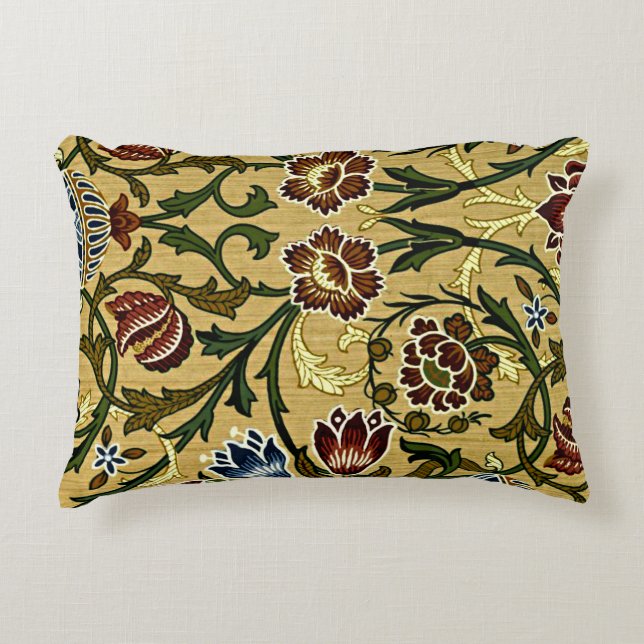 William Morris Pattern, Brocade Decorative Pillow (Front)