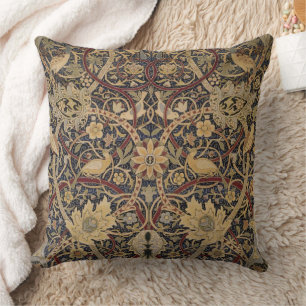 William Morris Pattern Cotton Throw Pillow