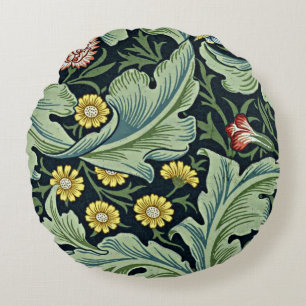 William Morris pattern, Leicester Round Pillow