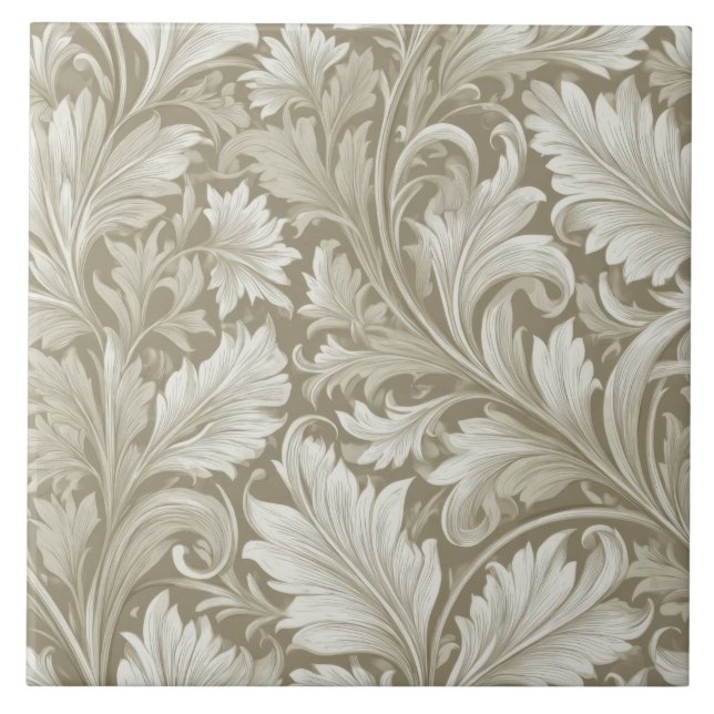 William Morris Pattern Tile (Front)