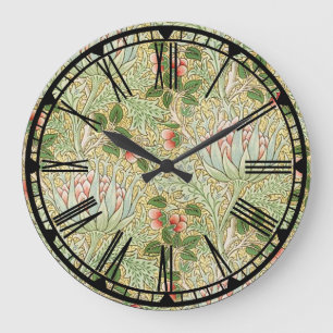 William Morris Pattern Wall Clock