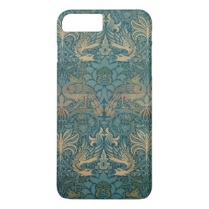 William Morris Peacock and Dragon Textile Design iPhone 8 Plus/7 Plus Case