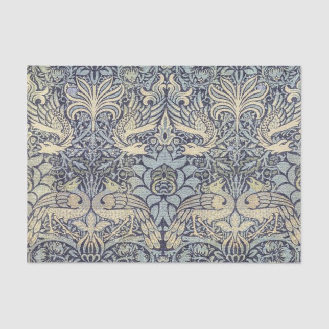 William Morris Peacock and Dragon Tissue Paper (Front)