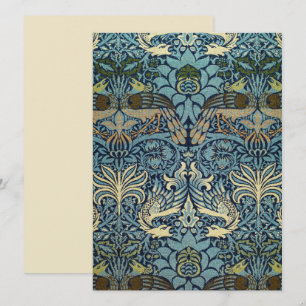 William Morris Peacock and Dragon Woven Design