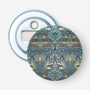 William Morris Peacock and Dragon Woven Design Bottle Opener