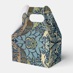 William Morris Peacock and Dragon Woven Design Favor Box