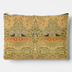 William Morris Peacock & Dragon Arts & Crafts Accessory Pouch