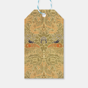 William Morris Peacock & Dragon Arts & Crafts Gift Tags