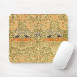 William Morris Peacock & Dragon Arts & Crafts Mouse Pad